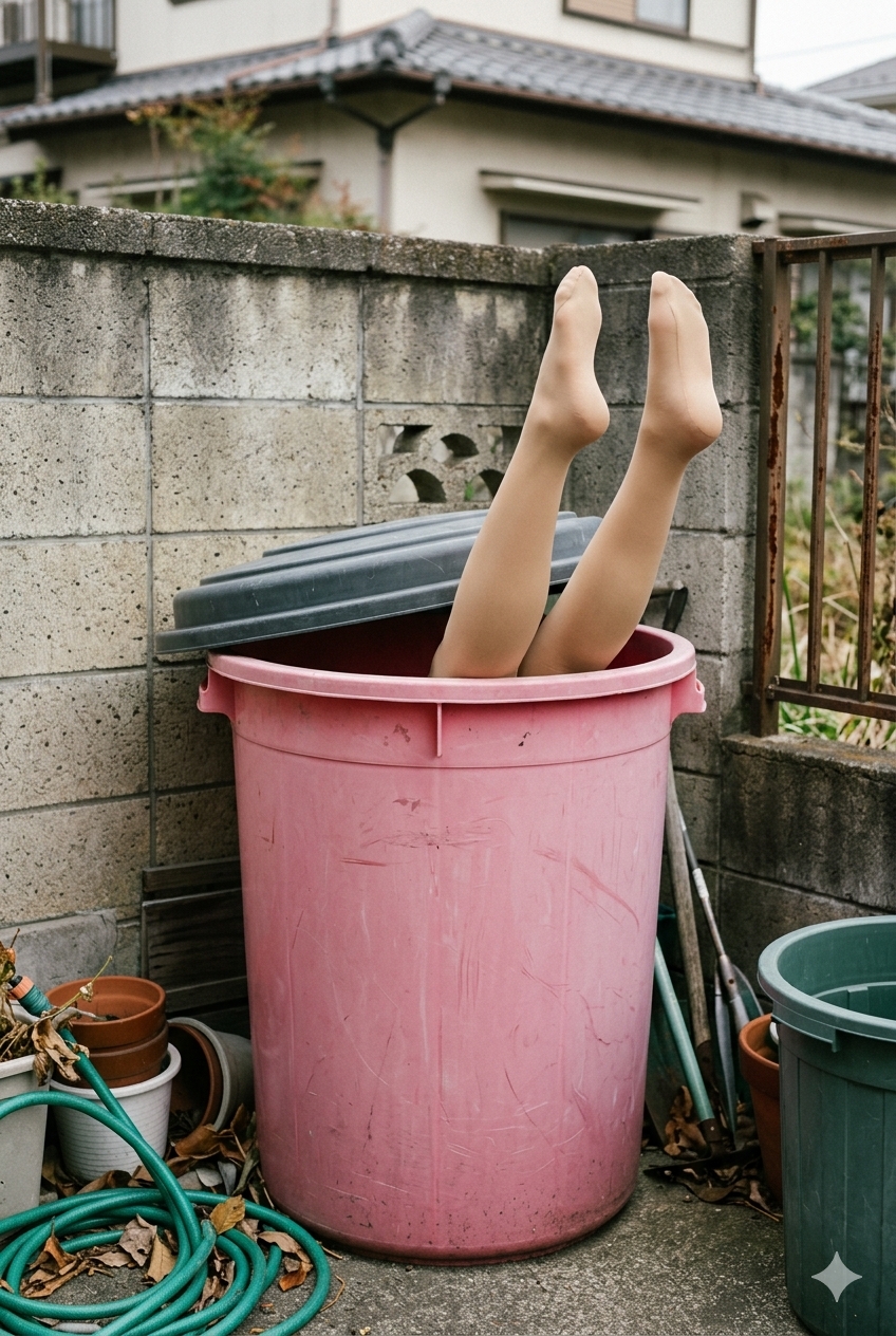 pantyhose_legs_sticking_out_of_bucket